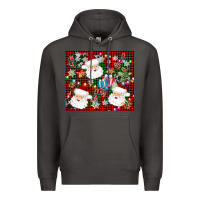 Smoke santa christmas Premium Hoodie - AdoDesignShop