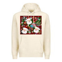 Tofu santa christmas Premium Hoodie - AdoDesignShop