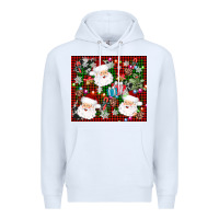 White santa christmas Premium Hoodie - AdoDesignShop