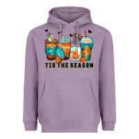 Lavender tis' the season basketball coffee cups Heavyweight Hoodie - Zillion Design Studio