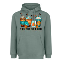 Sage tis' the season basketball coffee cups Heavyweight Hoodie - Zillion Design Studio