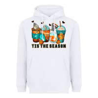White tis' the season basketball coffee cups Heavyweight Hoodie - Zillion Design Studio