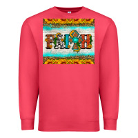 Cardinal faith cross and sunflower tumbler Premium Sweatshirt - HRA Design Shop