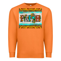 Carrot faith cross and sunflower tumbler Premium Sweatshirt - HRA Design Shop