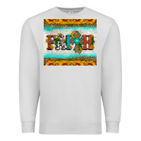 Dove Grey faith cross and sunflower tumbler Premium Sweatshirt - HRA Design Shop
