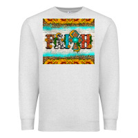 Oatmeal Heather faith cross and sunflower tumbler Premium Sweatshirt - HRA Design Shop