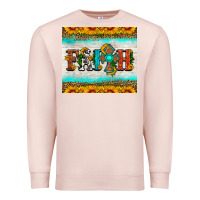 Pale Pink faith cross and sunflower tumbler Premium Sweatshirt - HRA Design Shop