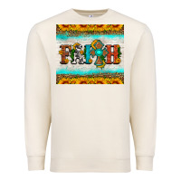 Sandshell faith cross and sunflower tumbler Premium Sweatshirt - HRA Design Shop