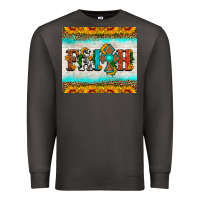 Smoke faith cross and sunflower tumbler Premium Sweatshirt - HRA Design Shop