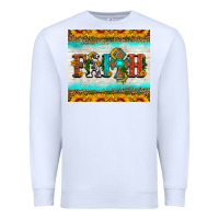 White faith cross and sunflower tumbler Premium Sweatshirt - HRA Design Shop