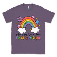Lavender if being gay was a choice i'd be gayer lol Classic Tee - MaliasSmallBusiness