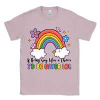 Lilac if being gay was a choice i'd be gayer lol Classic Tee - MaliasSmallBusiness