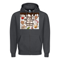 Smoke i just want to drink hot cocoa Zipper Hoodie - MaliasSmallBusiness