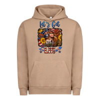 Pigment Burro let's get lit 4th of july cow Urban Hoodie - LillyAllenDesigns