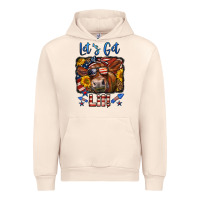 Sandshell let's get lit 4th of july cow Urban Hoodie - LillyAllenDesigns