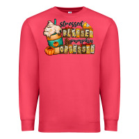 Cardinal stressed blessed pumpkin obsessed Premium Sweatshirt - CowhideDigitalArt