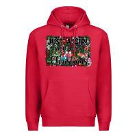Cardinal just a girl who loves christmas Premium Hoodie - AdoDesignShop