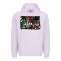 Lilac just a girl who loves christmas Premium Hoodie - AdoDesignShop
