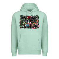 Seafoam just a girl who loves christmas Premium Hoodie - AdoDesignShop