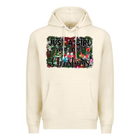 Tofu just a girl who loves christmas Premium Hoodie - AdoDesignShop