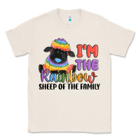 Natural i'm the rainbow sheep of the family Classic Tee - MaliasSmallBusiness