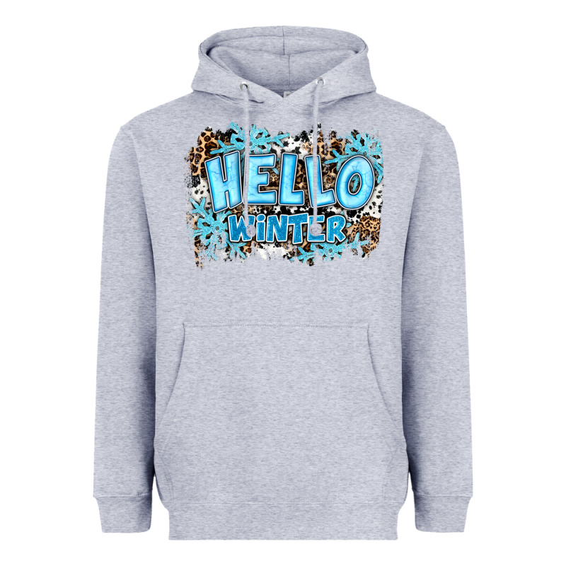 Hello Winter Heavyweight Hoodie by RanaPortraitStore | Teevron