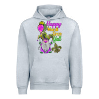 Heather Grey happy mardi gras y'all Urban Hoodie - BarkalooDesign