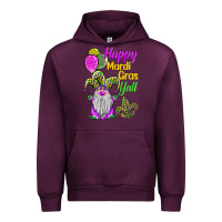 Mauve Wine happy mardi gras y'all Urban Hoodie - BarkalooDesign