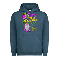 Pigment Midnight Navy happy mardi gras y'all Urban Hoodie - BarkalooDesign