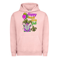 Pigment Salmon happy mardi gras y'all Urban Hoodie - BarkalooDesign