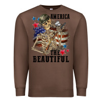 Chestnut America the beautiful 4th of july Premium Sweatshirt - CowGirlArtShop
