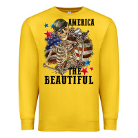 Lemon America the beautiful 4th of july Premium Sweatshirt - CowGirlArtShop