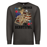 Smoke America the beautiful 4th of july Premium Sweatshirt - CowGirlArtShop