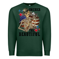 Sports Green America the beautiful 4th of july Premium Sweatshirt - CowGirlArtShop