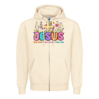 Sandshell jesus the way the truth the life Zipper Hoodie - MaliasSmallBusiness