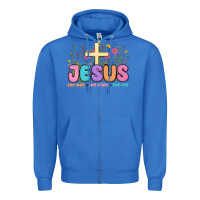 True Royal jesus the way the truth the life Zipper Hoodie - MaliasSmallBusiness