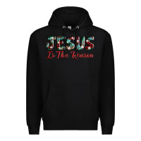 Black jesus is the reason Premium Hoodie - AdoDesignShop