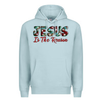 Blue Mist jesus is the reason Premium Hoodie - AdoDesignShop