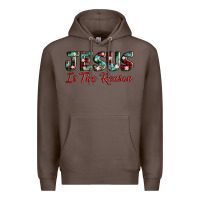 Coffee jesus is the reason Premium Hoodie - AdoDesignShop