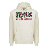 Oatmeal Heather jesus is the reason Premium Hoodie - AdoDesignShop