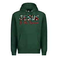 Sports Green jesus is the reason Premium Hoodie - AdoDesignShop