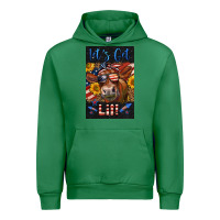 Emerald Western Let's Get Lit Cow Urban Hoodie - LillyAllenDesigns