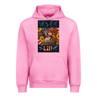 Fuchsia Pink Western Let's Get Lit Cow Urban Hoodie - LillyAllenDesigns