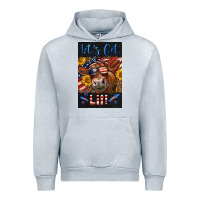 Heather Grey Western Let's Get Lit Cow Urban Hoodie - LillyAllenDesigns