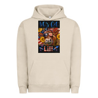 Pigment French Oak Western Let's Get Lit Cow Urban Hoodie - LillyAllenDesigns