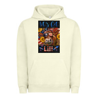 Pigment Pistachio Western Let's Get Lit Cow Urban Hoodie - LillyAllenDesigns