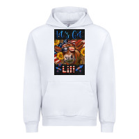 White Western Let's Get Lit Cow Urban Hoodie - LillyAllenDesigns