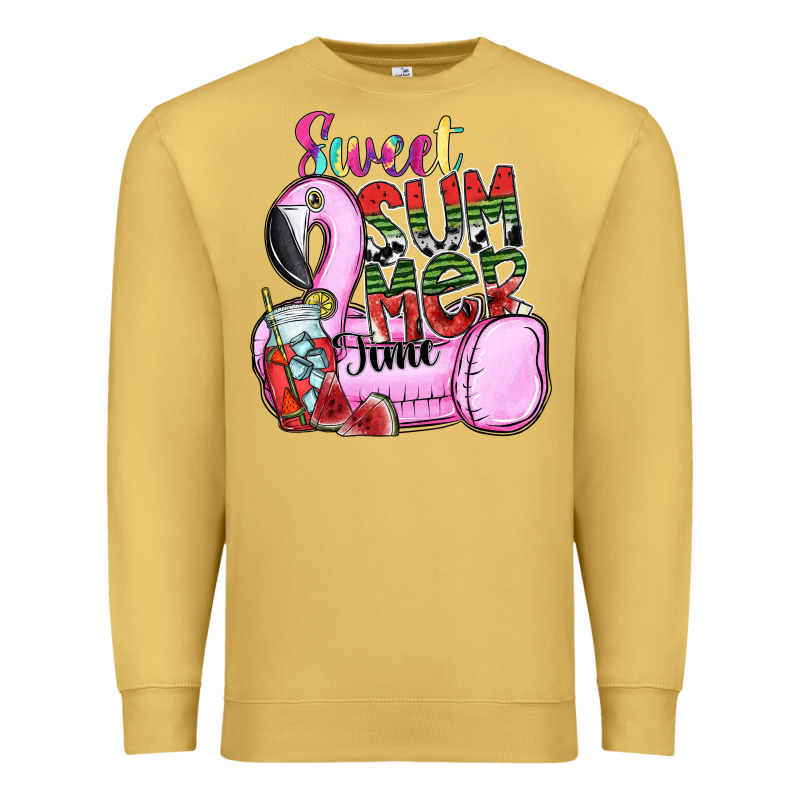 Sweet Summer Time Premium Sweatshirt by SublimationCraftShop | Teevron