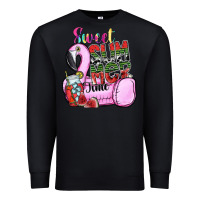 Black sweet summer time Premium Sweatshirt - SublimationCraftShop