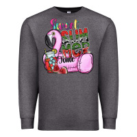 Charcoal Heather sweet summer time Premium Sweatshirt - SublimationCraftShop